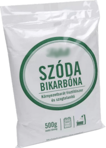 Ecet és szódabikarbóna összekeverve
